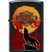 Resim Zippo Harley Davidson Wolf Çakmak 