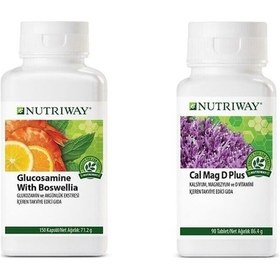 Resim Amway Güçlü Eklemler Seti - Glucosamine Ve Calcium Magnesium D Pl 