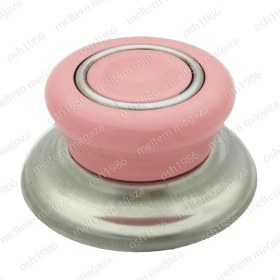 Resim Parmis Tencere Kapak Tepesi Tava Sahan Kapağı Kulbu 1 Adet Pembe 