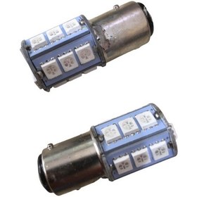Resim Motosiklet ve Otomobil Stop Ampul 18led 1016 Çakar Kırmızı Şaşı 