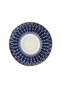 Resim Sandro Moreno 1453 Deep Blue Double Yüzük Gold 12 Parça 6 Kişilik Kahve Fincan Takımı 120 Ml Mavi 