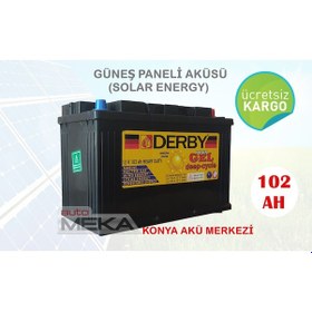 Resim 100 Ah Jel Akü Derby / 102 Ah Jel Akü ( Deep Cycle ) 