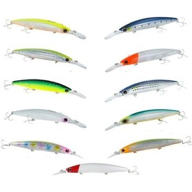 Resim Fujin Deeper 125S-Dr Slow Sinking Maket Balık (514266572) 