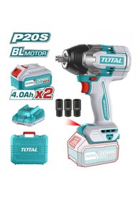 Resim Total Tıwlı 2085 Akülü Somun Sökme 20 V 4,0 Ah 1000 Nm 