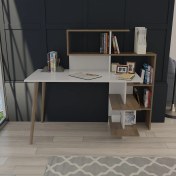 Resim Lagomood Uzay Çalışma Masası Beyaz Ceviz 