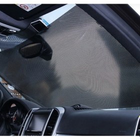 Resim Point Araç Ev Ofis Katlanabilir Araç Oto Ön Cam Güneşlik Branda 58x125cm Siyah 1 ADETLİ SET 