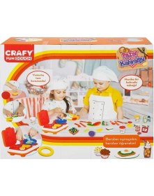 Resim MCM Group Crafy Pazar Kahvaltısı Oyun Hamuru Seti 300 G 23 Parça 