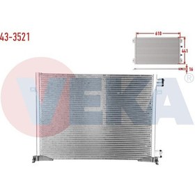 Resim Veka-43-3521 - Klıma Radyatoru Renault Trafıc Iı Fl 2.0 Dcı 