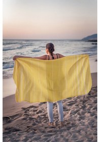 Resim Favora Peştamal Plaj Havlusu 90x140 - Sarı 