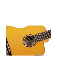 Resim Ortega Family Series Pro Flamenco Elektro Klasik Gitar Natural 