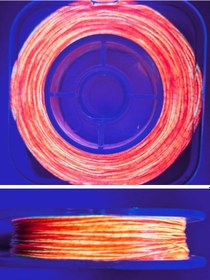 Resim Ea genset Hazır Çapari Kombini Boru Sim Ultraviyole Uv Neon 3 Renkli Turuncu Pembe Fıstık Yeşili Makarada 