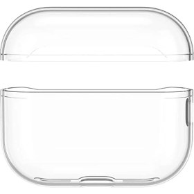 Resim Smcase Apple Airpods Pro 2 Kılıf Şeffaf Sert Silikon + Ip SF16 Renksiz 