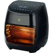 Resim Mi Liven Air Fryer 11L Xxxxl Mega Boy Dijital LED Ekranlı Yağsız Fritöz - Siyah 