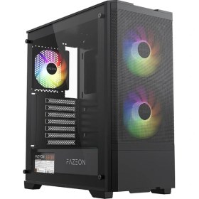 Resim Sylar Fazeon F16A650BBM 650W 80+ Br 3x Argb Fan Atx 2xusb3.0 Siyah Gamıng Kasa 