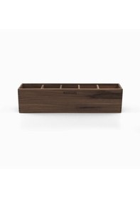 Resim Woodsaka Reka 5 Bölümlü Ayarlanabilir Kalemlik Organizer - Ceviz 