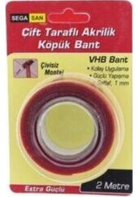 Resim Çift Taraf Akrilik Şeffaf Silikon Bant 18Mm 2Mt 