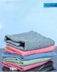 Resim 9'lu Elmas Desenli Mutfak Kurulama Peçetesi, Sunum Havlusu 30x50cm 