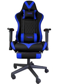 Resim Comfort E-Spor Siyah Mavi Oyuncu Koltuğu 