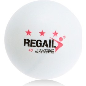 Resim Leezsing 3 Yıldızlı 50 Adet Beyaz Abs Tenis Topu - 40mm Çap, Sabit Ağırlık Ve İyi Zıplama, Rekreasyon & Profesyonel Oyuncular İçin 