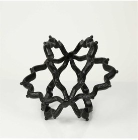 Resim Vitale Siyah Halka Dekor Obje 21 21cm Ak.p248.362287 