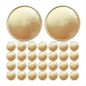 Resim Dadata 30 Adet Madeni Poza Boşlukları Dıy El Sanatları Için 40MM Boş Para Para Gravür Mücevher Yapımı Lazer Gravürü Olabilen Para Altın (Yurt Dışından) 