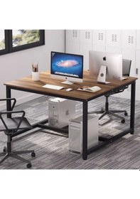 Resim Zizuva Zizuva 2 Kişilik Ofis Ev Kütüphane Çalışma Masası 