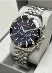 Resim Quantum Orijinal 2 Yıl Garantili Su Geçirmez Çelik Kordon Fonksiyonlu Erkek Kol Saati 