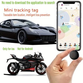 Resim Gerçek zamanlı takip için mini kablosuz akıllı GPS takip cihazı, uzun pil ömrü, evcil hayvan, araba, cüzdan, sırt çantası, anahtar, bagaj öğesi bulucu, Apple cihazları için gelişmiş kayıp önleyici yer belirleyici - kullanımı kolay Find MyAPP, kayıp hatırlatıcısı ve doğru konum paylaşımı 