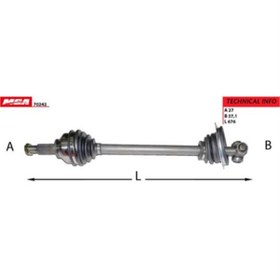 Resim MGA Aks Komple Sol Abssız Trafıc Iı Vıvaro 1.9 F9q-70242 391018828r 8200334338 