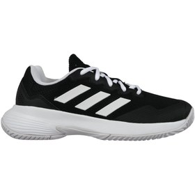 Resim adidas Gamecourt Kadın Siyah Tenis Ayakkabısı (GZ0694) 
