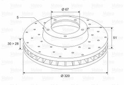 Resim FREN DISKI ON MERCEDES W176 W246 C117 X117 X156 