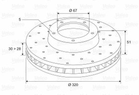 Resim FREN DISKI ON MERCEDES W176 W246 C117 X117 X156 