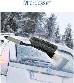 Resim Microcase Oto Araç Camı Buz Kazıyıcı Başlı Kar Temizleme Fırçası - AL4109 