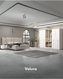 Resim Olimpos Yatak Odası Takımı Dolap + Şifonyer + Komodin + Karyola 