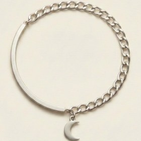 Resim MOON BİLEKLİK - Silver / Xlarge(20-22cm) 