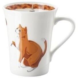 Resim Hutschenreuther Kahve Kupa Cat 
