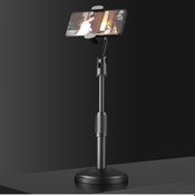 Resim Masaüstü Cep Telefonu Ve Tablet Tutucu Stand Monopod Siyah 