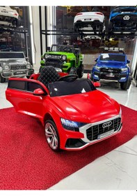Resim Audi Akülü Araba 12 Volt 0-5 Yaş Kırmızı 
