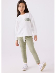 Resim U.S. Polo Assn. U.s. Polo Assn Kız Çocuk Beyaz Eşofman Takımı Us1976-c-v1 Beyaz 