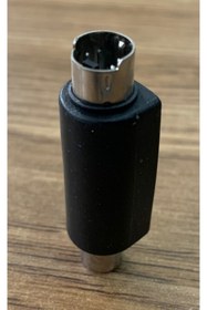 Resim ATAELEKTRONİK S-video (vhs) To Rca S-vhs 4pin Jack To Rca Jack Adapter S-videodişi Rca Female Adapter 