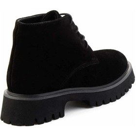 Resim Siyah Hakiki Deri Kadın Bot & Bootie K02044001902 Siyah 