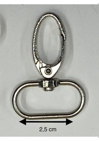 Resim Karantuhafiye Çanta Kancası / Akrep Kanca / 2 Li Set Gümüş Gümüş 