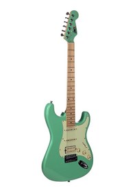 Resim Dmx Guitars Deg100 Hss Ssg Elektro Gitar Satin Surf Green 