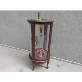 Resim Bengimobilya Gümüşlük Yuvarlak Model 120 Cm Parlak Ceviz Kayın Lükens Aslan Ay (482398501) 