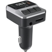 Resim C65 Çift Type-c Bağlantı Noktası Pd 30w Hızlı Şarj Adaptörü Araba Bluetooth Fm Verici 