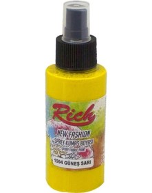 Resim Rich New Fashion Sprey Kumaş Boyası 100 Cc. 1504 Güneş Sarı 