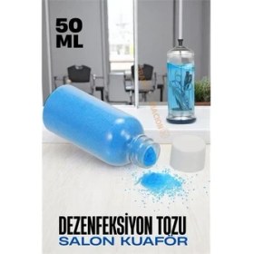 Resim Salon Kuaför Dezenfeksiyon Tozu - Manikür Pedikür Berber Saç Tarak Kesme Makas Dezenfektanı Profesyonel Salon Dezenfektanı 