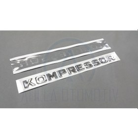 Resim MERCEDES E SERİSİ W124 W210 W211 KOMPRESSÖR BAGAJ YAZISI KROM 