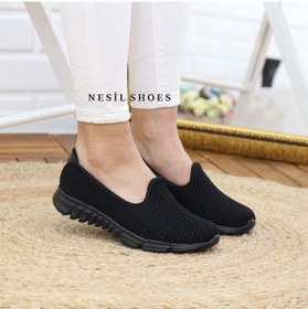 Resim Nesil Shoes Dvm 901 Siyah Anatomik Esnek Kadın Yürüyüş Ayakkabısı-siyah Siyah 