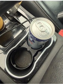 Resim Ford Mondeo Mk4 / S-max Mk1 Bardaklık İçi Düzenleyici Cup Holder Insert Siyah 